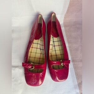 Coach Pink Ellyce Ballerina Flats